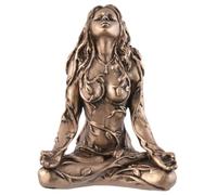 VOGLER Joh. Vogler GmbH - Déesse de la Terre Gaia en position lotus, yeux fermés - Bronze by Veronese