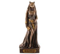 VOGLER Joh. Vogler GmbH Déesse égyptienne Bastet, miniature, bronze/coloré par Veronese