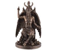 VOGLER Joh. Vogler GmbH Figurine Baphomet Dieu sur le trône bronzée par Veronese Diable Satan 24 cm