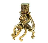 VOGLER Joh. Vogler GmbH Figurine pieuvre steampunk avec masque à gaz - 17 cm - Steam Punk - Pieuvre rétro