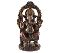 VOGLER Joh. Vogler GmbH Ganesha dieu indien du bonheur - Arc de temple assis bronzé par Veronese