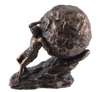 VOGLER Joh. Vogler GmbH Légende grecque de Sisyphe avec rochers - Bronzée par Veronese