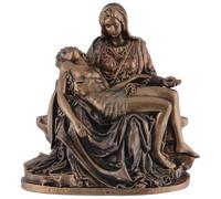VOGLER Joh. Vogler GmbH Pieta, Marie avec Jésus, miniature, d'après Michel-Ange, en pierre artificielle, peinte à la main avec de la peinture bronze, collection Veronese 708-78466