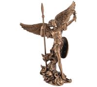 Veronese Collection Veronese Archange Uriel miniature avec lance et torche, couleur bronze, collection Veronese