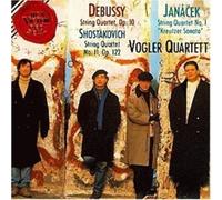 Vogler Quartet Debussy / Janacek / Shostakovich: String Quartets (CD)