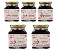 Voglia Di Puglia Confettura Di Ciliegie 5 Pezzi 340 gr 100% Made In Italy