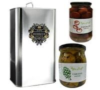 Voglia Di Puglia Olio Extravergine Di Oliva Da Olive Peranzana 3 Litri E Sottoli Senza Conservanti 270 Grammi