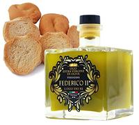 Voglia Di Puglia Olio Extravergine Di Oliva Evo Pugliese Monovarietale Peranzana Tappo Fungo Versatore 500 ml Friselle 180 Grammi