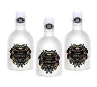 Voglia Di Puglia Olio Extravergine Di oliva Italiano Monocultivar Peranzana 100% Made In Italy 3 Bottiglie Antirabocco