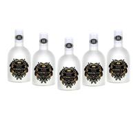 Voglia Di Puglia Olio Extravergine Di oliva Italiano Monocultivar Peranzana Estratto A Freddo 5 Bottiglie Antirabocco