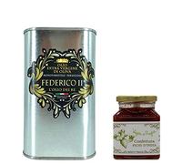 Voglia Di Puglia Olio Extravergine Di Oliva Peranzana Latta 500 ml Confettura FIchi D'India 340 g