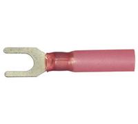 Vogt Verbindungstechnik 3608ch Cosse à fourche avec gaine thermorétractable 0.50 mm² 1 mm² Ø du trou=3.7 mm partiellement isolé