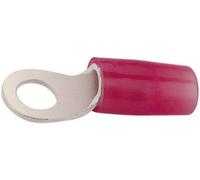 Vogt Verbindungstechnik 3615a Cosse à oeillet Section max.=1 mm² Ø du trou=5.3 mm partiellement isolé rouge