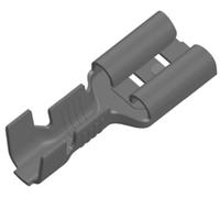 Vogt Verbindungstechnik 3831v.67 Cosse clip Largeur d'accouplement: 6.30 mm Épaisseur de contact: 0.80 mm 180 ° non isolé étain