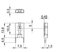 Vogt Verbindungstechnik 3867u.68 Cosse clip Largeur d'accouplement: 6.30 mm Épaisseur de contact: 0.80 mm non isolé 500 pc(s)