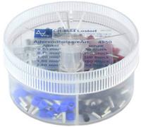 Assortiment d'embouts simples Vogt Verbindungstechnik 4016138371468 blanc, gris, rouge, noir, bleu 400 pc(s)
