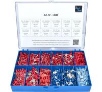 Vogt Verbindungstechnik 4040 Assortiment de cosses à sertir 0.50 mm² 2.50 mm² rouge, bleu 575 pc(s)