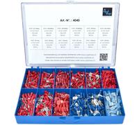 Vogt Verbindungstechnik 4040 Assortiment de cosses à sertir 0.50 mm² 2.50 mm² rouge, bleu 575 pc(s)