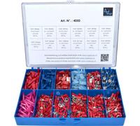 Vogt Verbindungstechnik 4050 Assortiment de cosses à sertir 0.50 mm² 2.50 mm² rouge, bleu 525 pc(s)