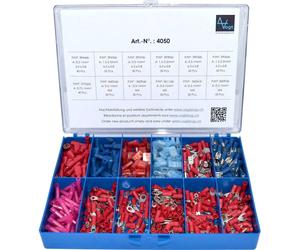 Vogt Verbindungstechnik 4050 Assortiment de cosses à sertir 0.50 mm² 2.50 mm² rouge, bleu 525 pc(s)