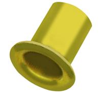Vogt Verbindungstechnik b25090030.61 Rivet tubulaire (Ø x L) 25 mm x 9 mm laiton B 2.5 x 0.30 x 9.0 Ms ag 1000 pc(s)