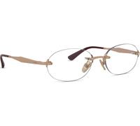 VOGUE EYEWEAR Femme VOGUE EYEWEAR VO4343 5152 Montures optiques Métal Or Ronde Normale