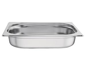 Vogue Bac Gastronorme 1/2, Bac Inox, Profondeur : 65 mm, Capacité : 4 Litres, Récipient de conservation des aliments chauds et froids, Compatible Bain Marie, Couvercle vendu séparément, K927