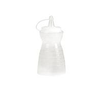 Vogue - Bouteille à sauce avec couvercle transparent compressible en plastique, distributeurs, bouteille à jet polyvalente pour sauce, barbecue, peinture et huile d'olive GF250