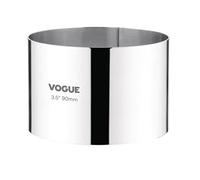 Vogue CC058 Mouleà gâteau en forme de cercleà mousse Argenté 9 x 6 cm