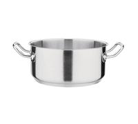Vogue Faitout Cocotte 4,5 l en acier inoxydable pour induction 240 mm