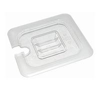 Vogue Couvercle à encoche de bac en polycarbonate, taille GN 1/3, U252