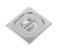 Vogue Couvercle de plateau Gastronorm 1/6 en acier inoxydable robuste Vogue, argent, compatible avec les poêles Vogue Heavy Duty 1/6 GN, DW459