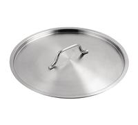 Vogue Couvercle en acier inoxydable, 360 mm, couvercle de marmite, Compatible avec : T555 T187 et T088, T147