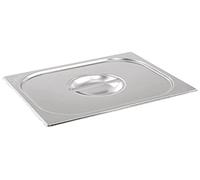 Vogue Couvercle GN 1/3 inox Vogue, Argent, 30(H) x 325(L) mm, Inox, K969