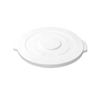 Vogue Couvercle rond pour poubelle Blanc 38 l