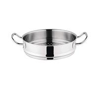 Vogue Cuiseur vapeurà trois parois en acier inoxydable 240 mm Passe au lave-vaisselle