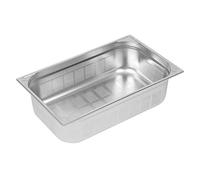 Vogue DY176 304 Poêle perforée en acier inoxydable 1/1 Gastronorm, capacité 20 l, 150 mm x 325 mm x 530 mm, argent