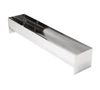 Vogue E581 Grand mouleà terrine en forme de U en acier inoxydable Argenté 90 x 500 x 100 mm