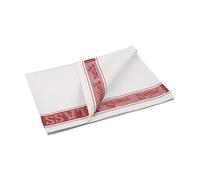 Vogue E910 Toile de lin pour verre Bordure rouge 76,2 x 50,8 cm
