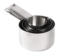 Vogue Ensemble de tassesà mesurer en acier inoxydable Cuillèreà thé Cuisine commerciale