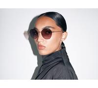 Vogue Eyewear Femme Sunglass VO4180S - Couleur du Monture: Or Rose, Couleur de Lentille: Marron dégradé Rose