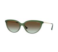 VOGUE EYEWEAR Femme VO5672S 3259E8 Lunettes de soleil Nylon Vert Vert Cat Eye Normale Nuancé