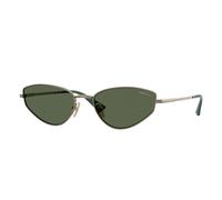VOGUE EYEWEAR Femme VOGUE EYEWEAR VO4339S 51389A Lunettes de soleil Métal Marron Vert Cat Eye Polarisé