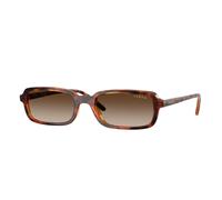 VOGUE EYEWEAR Femme VOGUE EYEWEAR VO5666S W65613 Lunettes de soleil Nylon Marron Marron Pillow Normale Nuancé