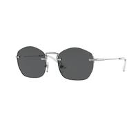 VOGUE EYEWEAR Homme VO4216S 323/87 Lunettes de soleil Métal Argent Gris Géométrique Normale