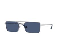 VOGUE EYEWEAR Homme VO4309S 323/80 Lunettes de soleil Métal Argent Bleu Carré Normale