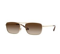 VOGUE EYEWEAR Homme VOGUE EYEWEAR VO4346S 848/13 Lunettes de soleil Métal Or Marron Pillow Normale Nuancé
