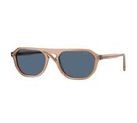 Vogue Eyewear Homme Sunglass VO5752S - Couleur du Monture: Transparent Marron, Couleur de Lentille: Bleu foncé