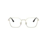 Vogue Eyewear Vo4187 Monture de lunettes carrée pour femme, Or pâle/lentille de démonstration.