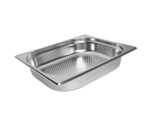 Vogue Gastronorm Poêle perforée en acier inoxydable 150 mm de profondeur